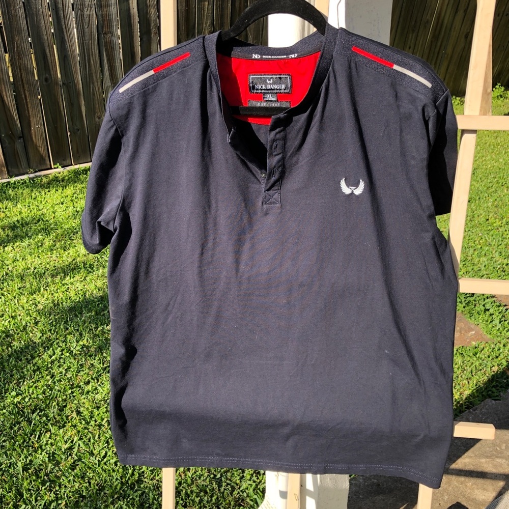 Blue Nick Danger Shirt Size X Large